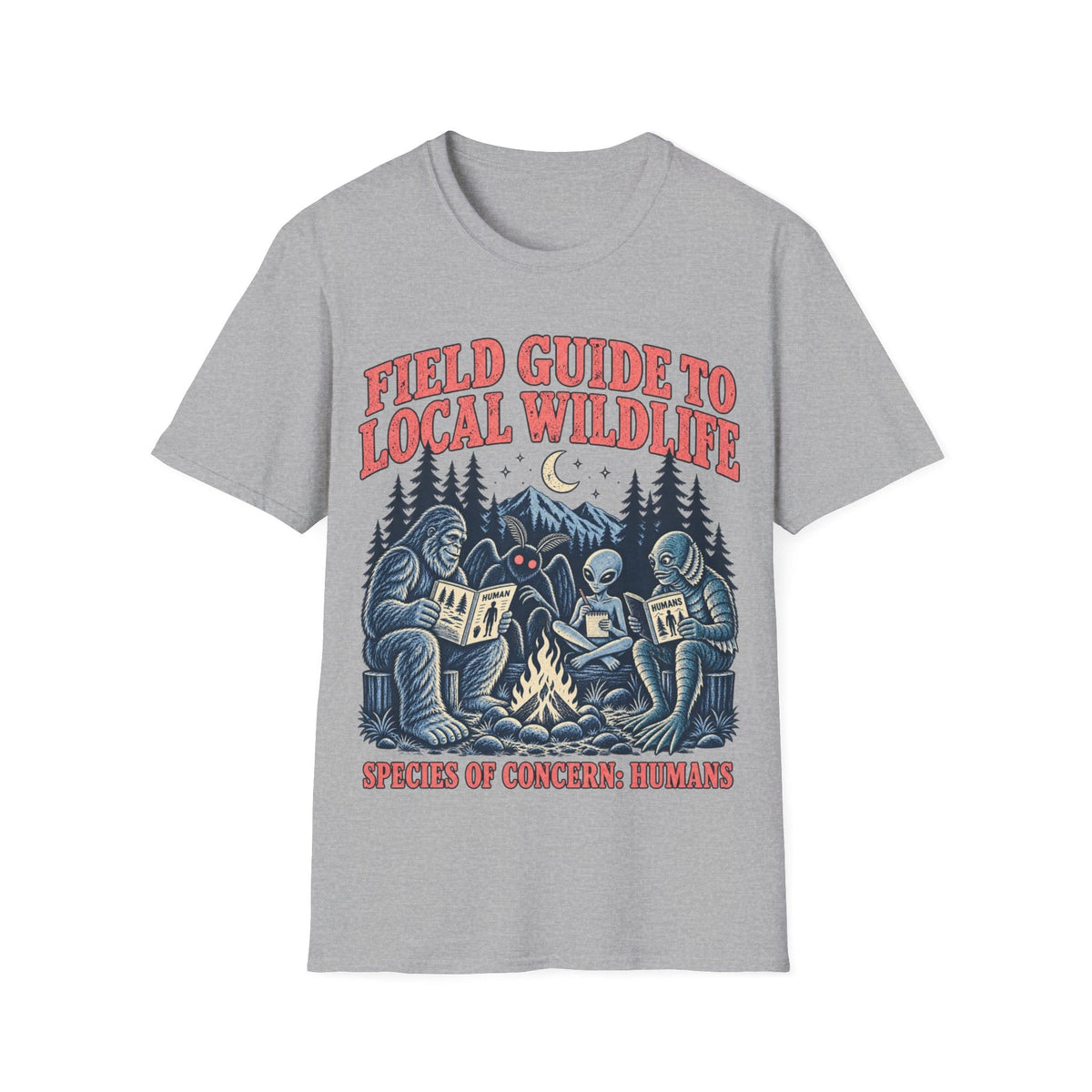 FIELD GUIDE TO LOCAL HUMAN WILDLIFE T-Shirt