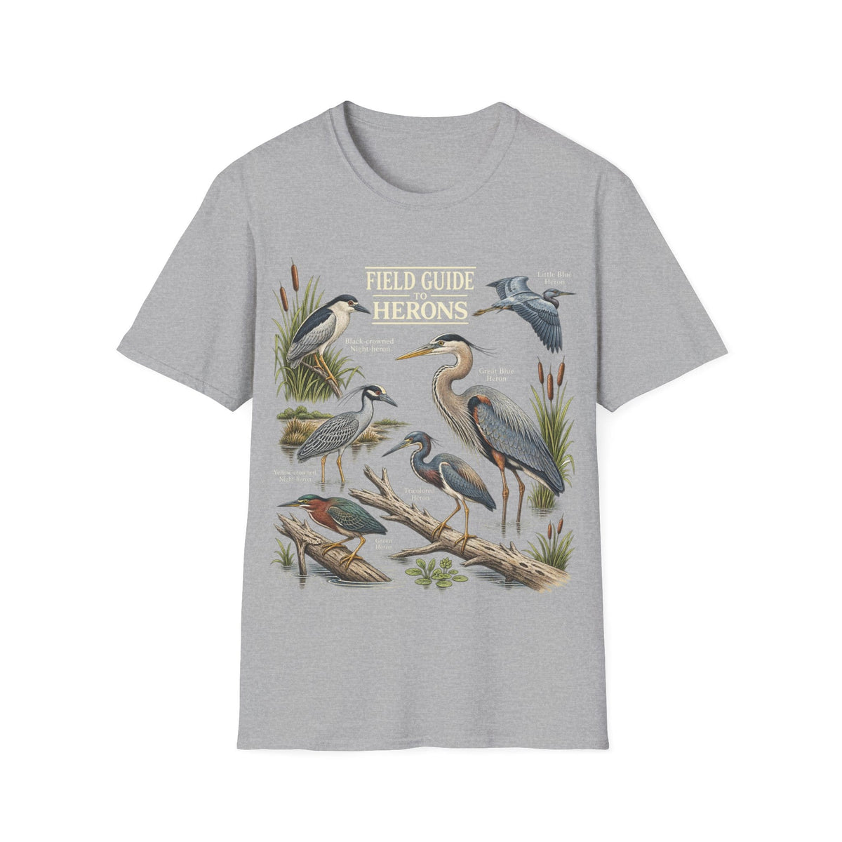 A FIELD GUIDE TO HERONS T-Shirt