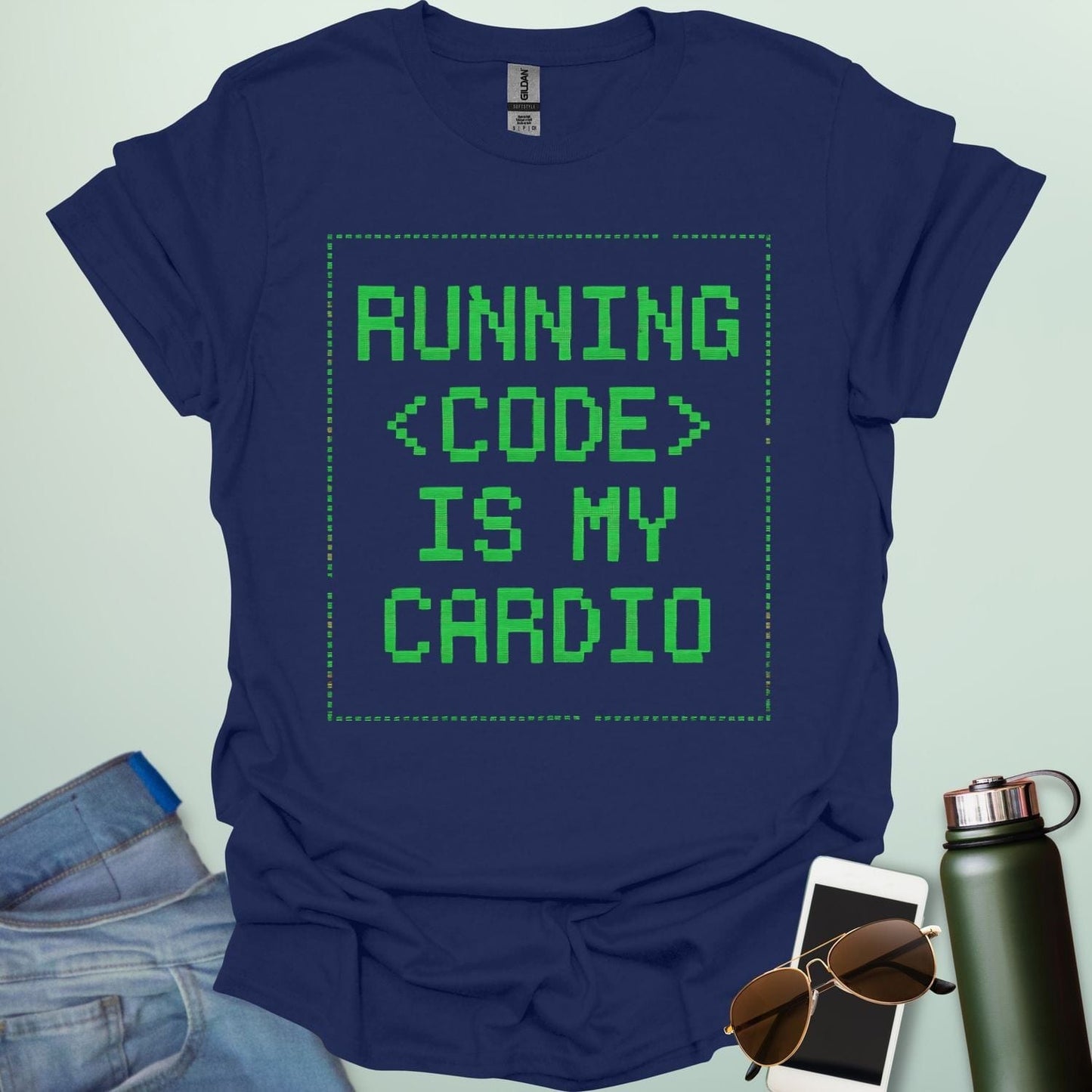 RUNNING CODE IS MY CARDIO T-Shirt