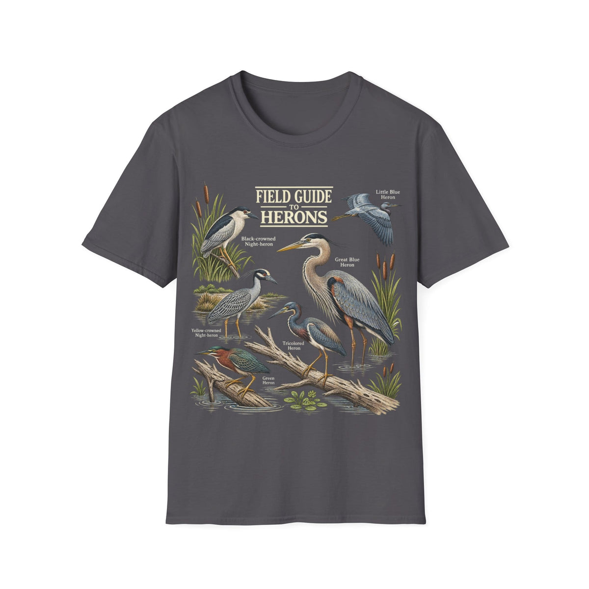 A FIELD GUIDE TO HERONS T-Shirt