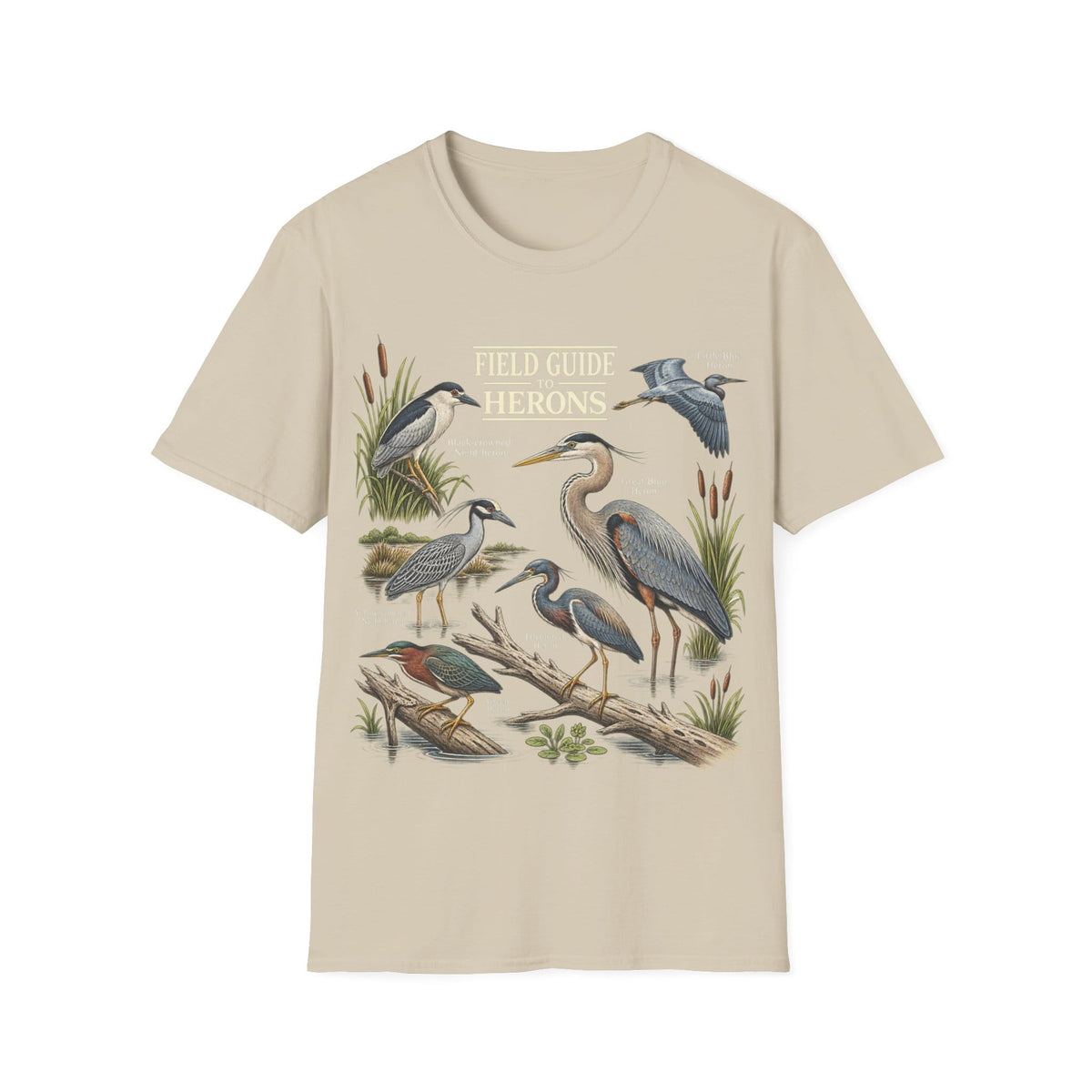 A FIELD GUIDE TO HERONS T-Shirt