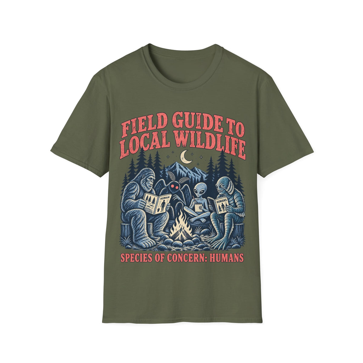 FIELD GUIDE TO LOCAL HUMAN WILDLIFE T-Shirt