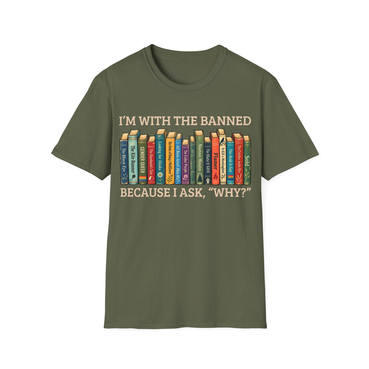 I'M WITH THE BANNED BECAUSE I ASK WHY T-Shirt